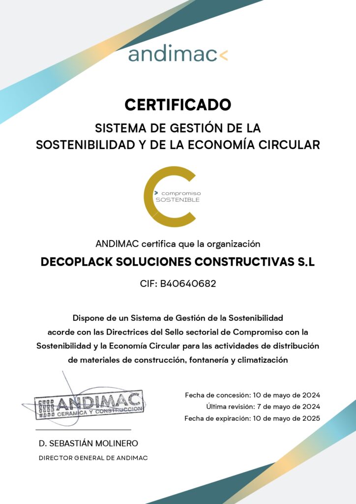 sello de compromiso con la sostenibilidad