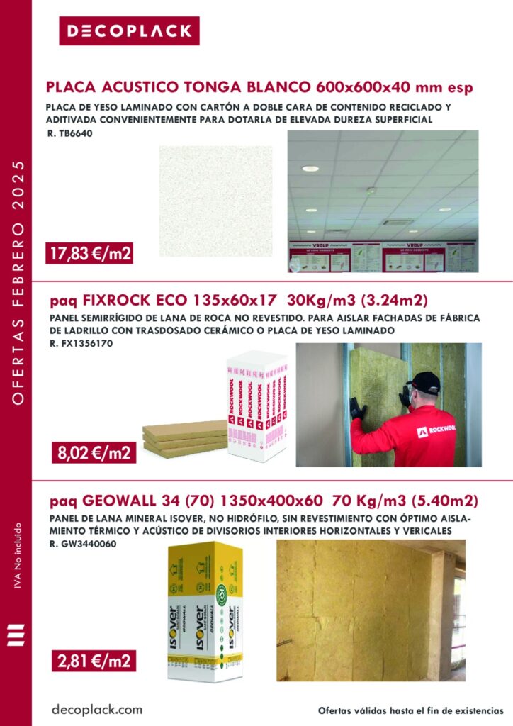 Ofertas febrero 2025