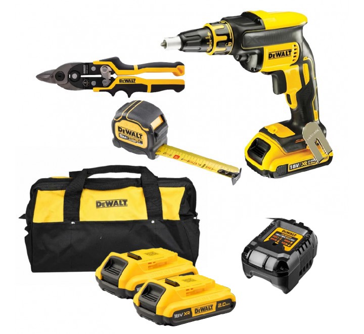 Oferta flash Kit Plaquista DeWalt en Decoplack