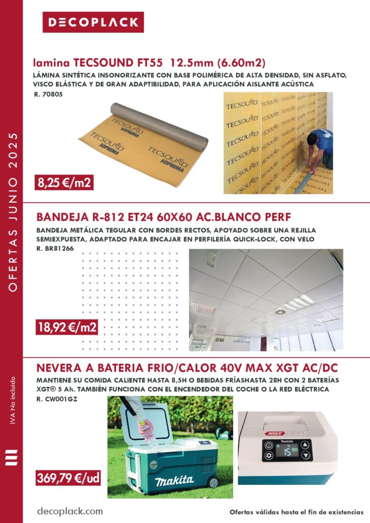 Ofertas de junio 2025