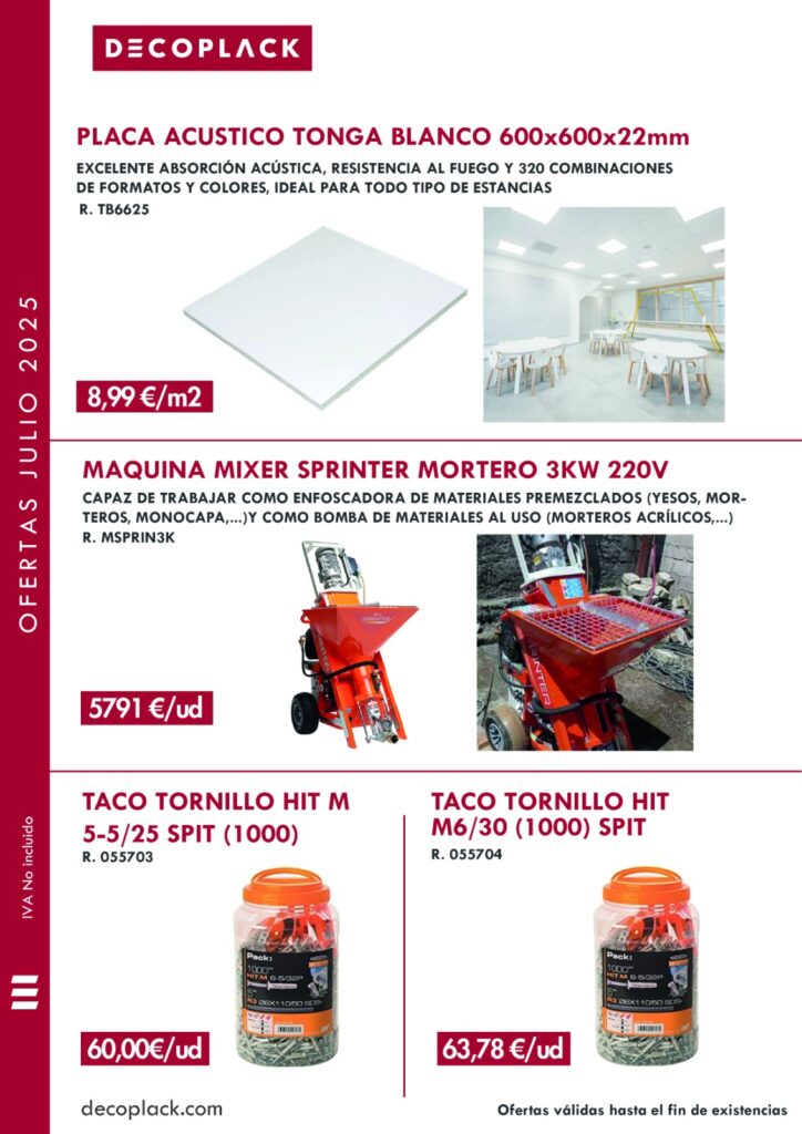Ofertas de julio 2025