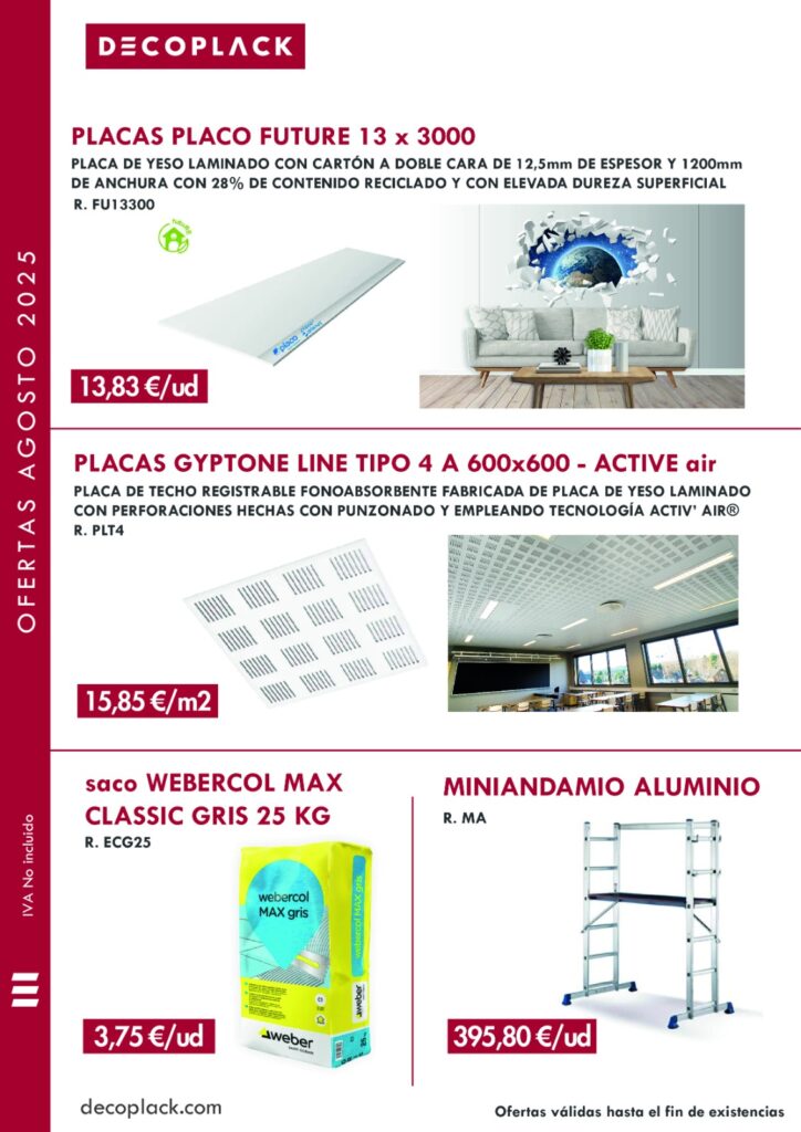 ofertas agosto 2025 decoplack