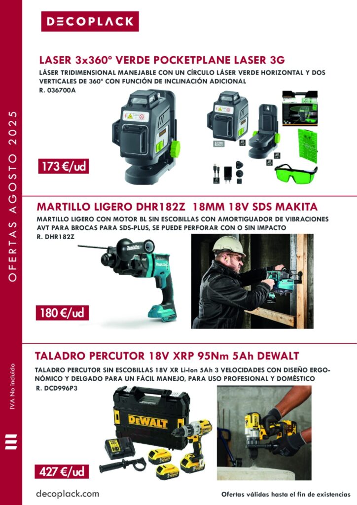 ofertas agosto 2025 decoplack
