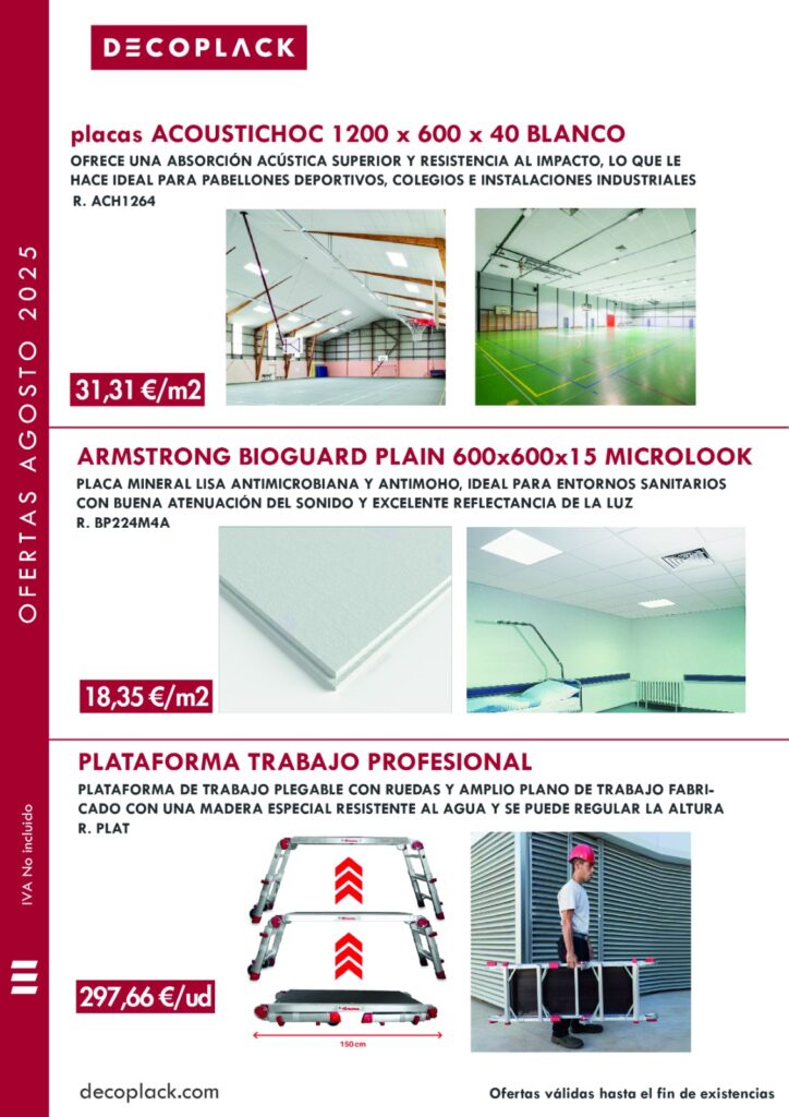 ofertas agosto 2025 decoplack