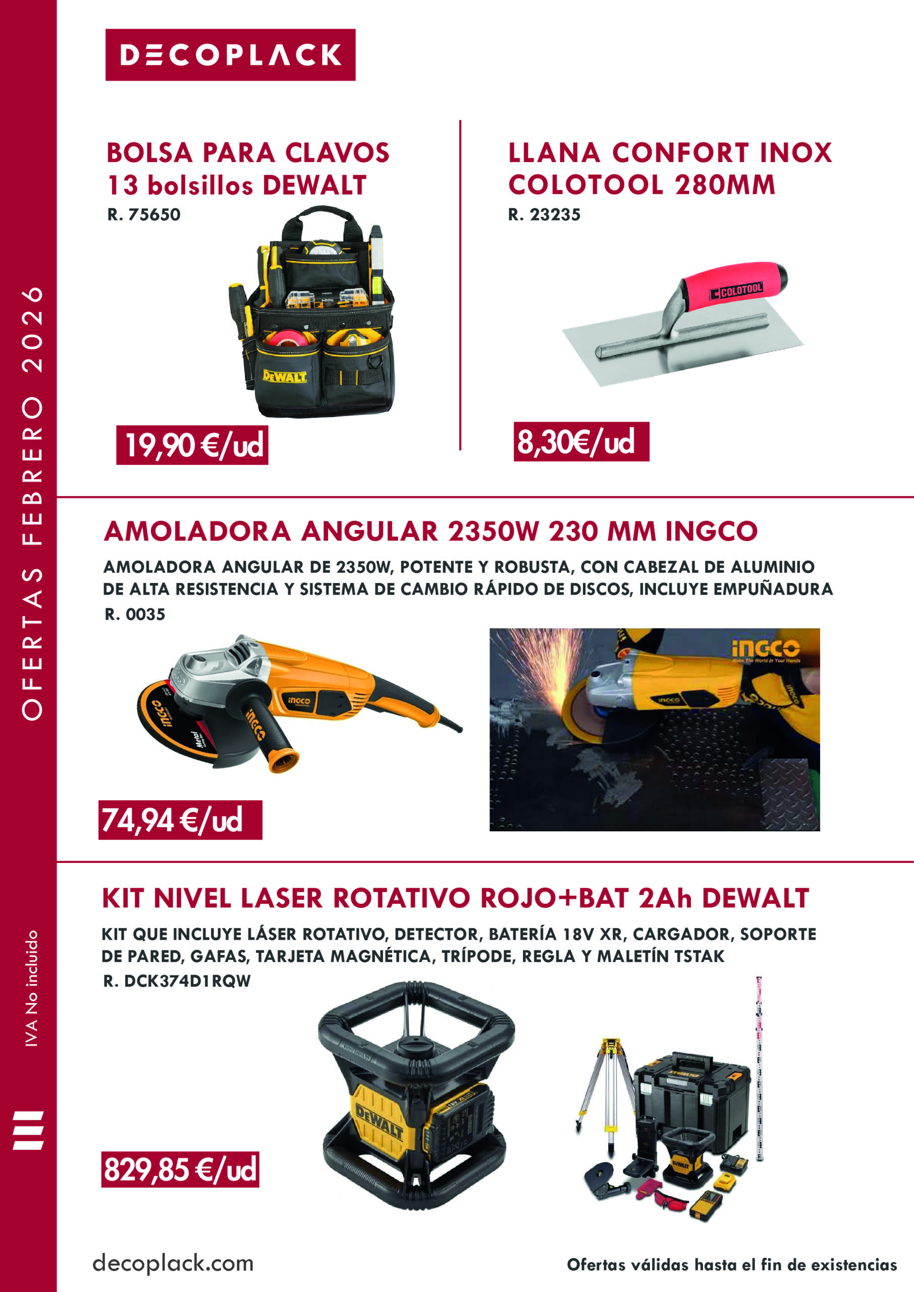 Ofertas Decoplack Febrero 2026