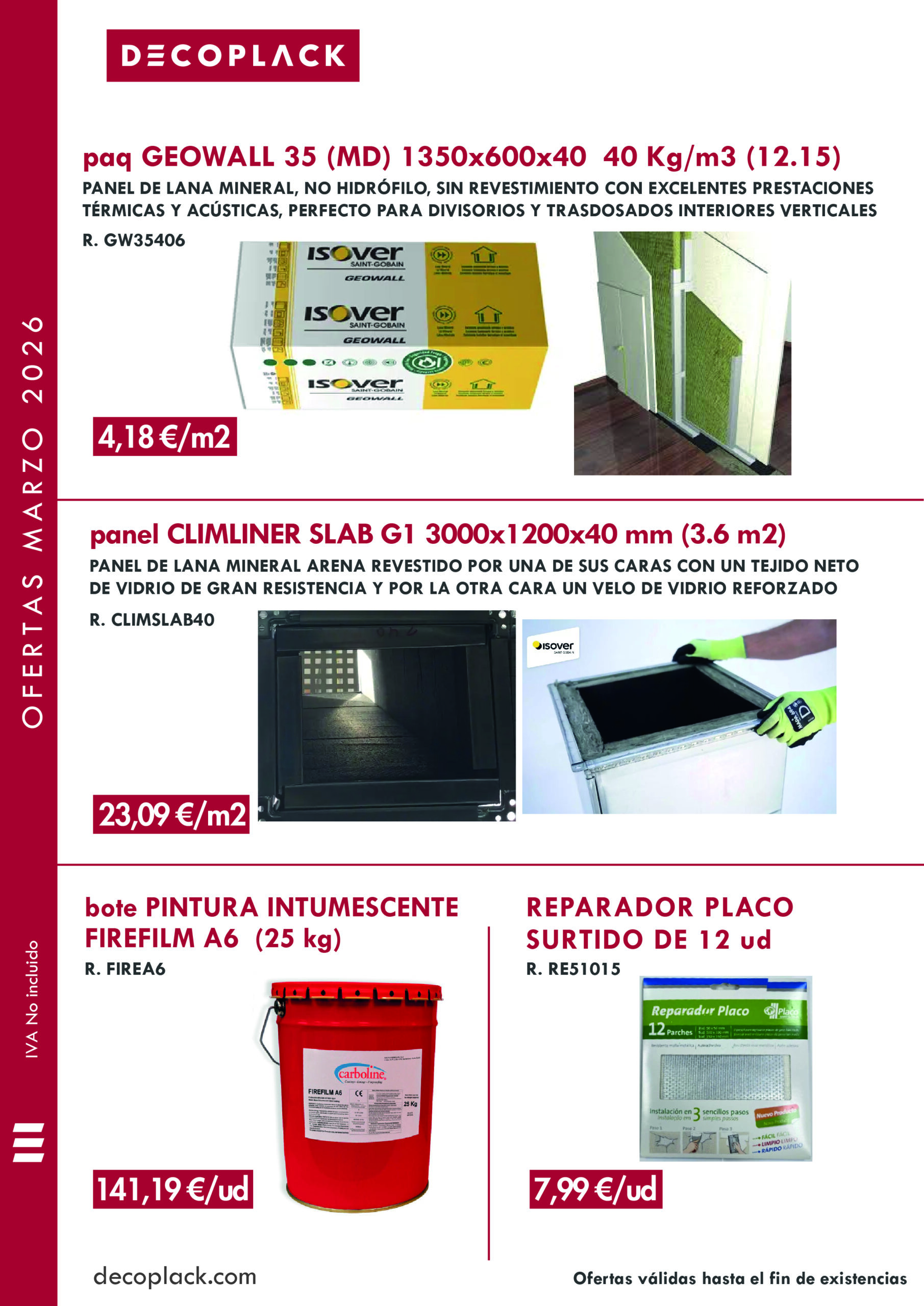 Ofertas marzo 2026