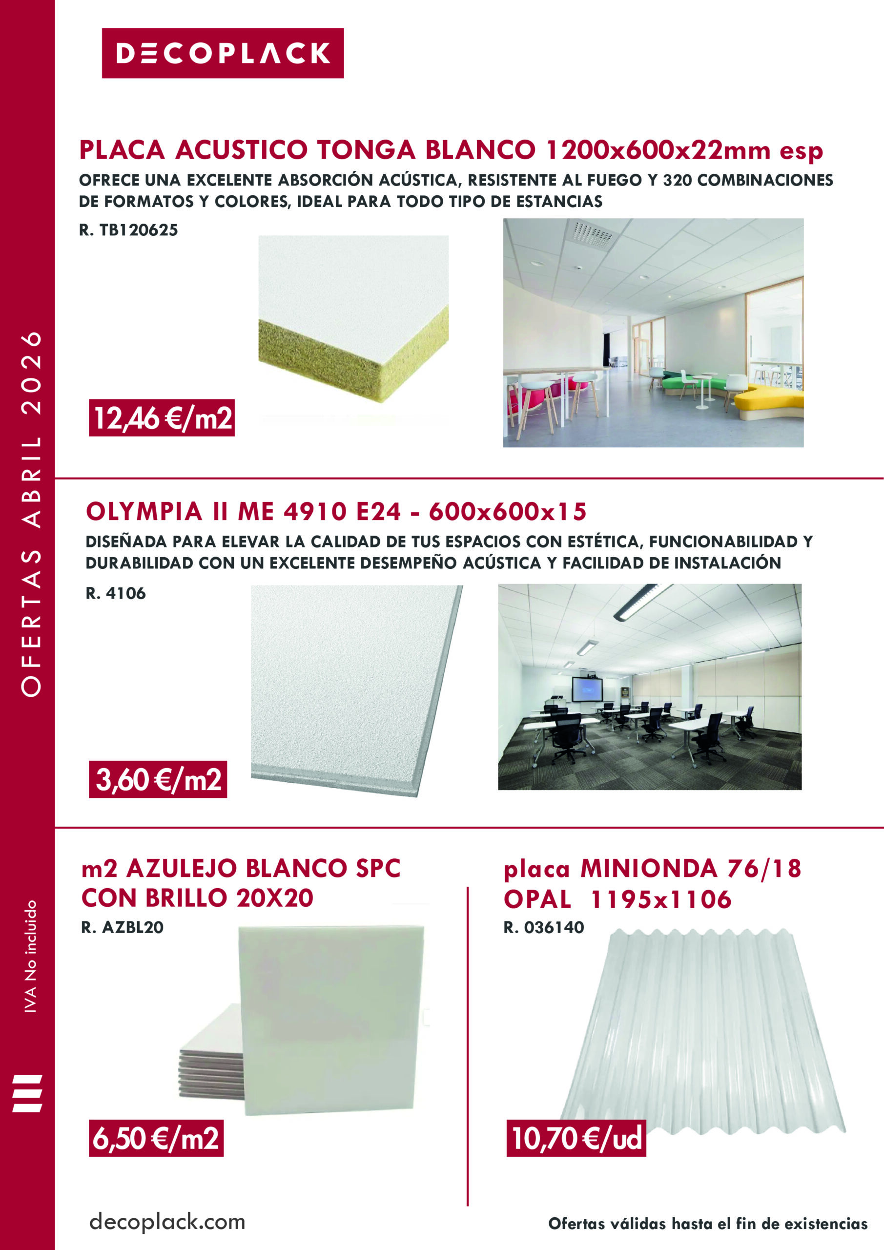 Ofertas de abril 2026 en Decoplack