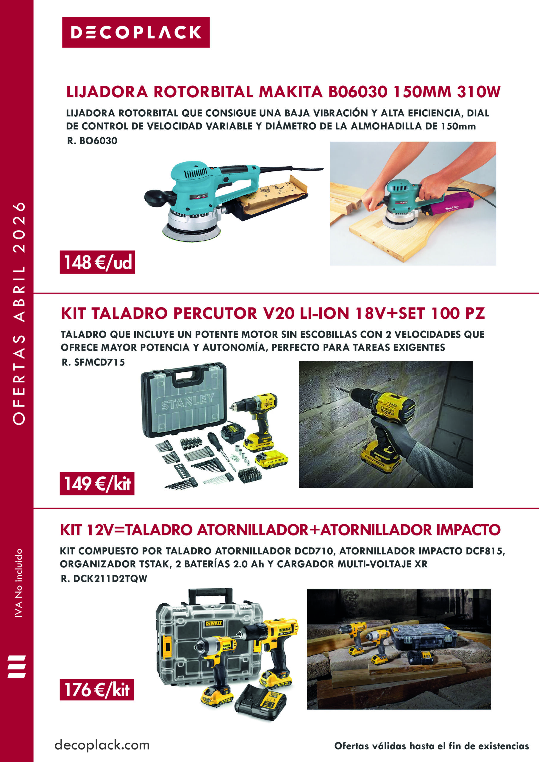 Ofertas de abril 2026 en Decoplack