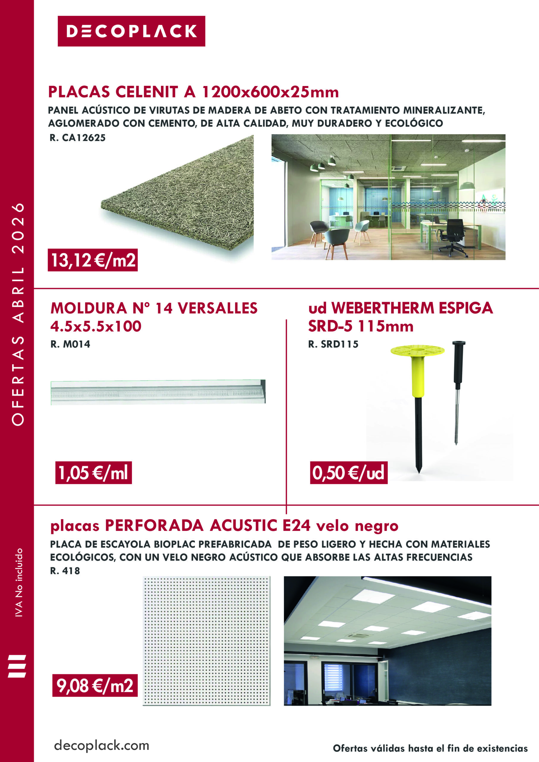 Ofertas de abril 2026 en Decoplack